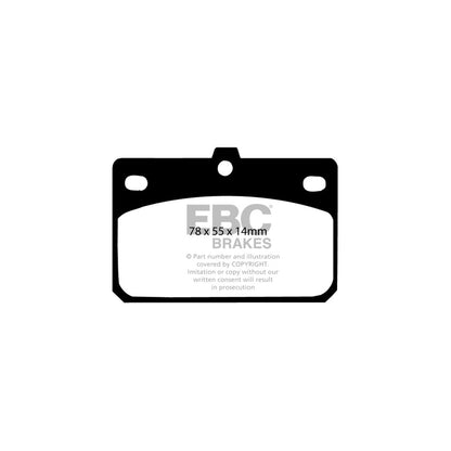 EBC DP166 Toyota Corolla Ultimax Front Brake Pads 2 | ML Performance UK Car Parts