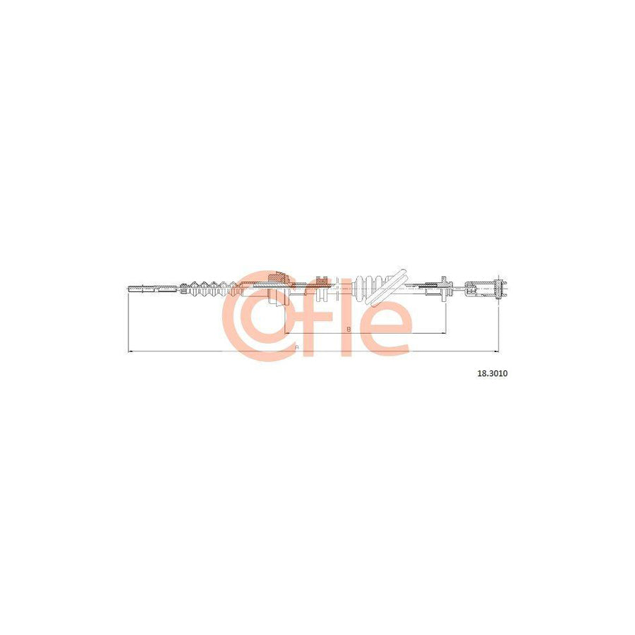 Cofle 18.2523 Clutch Cable