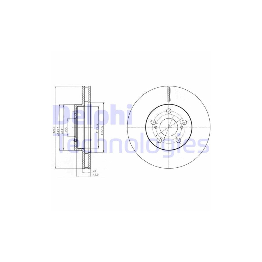 Delphi Bg4290 Brake Disc