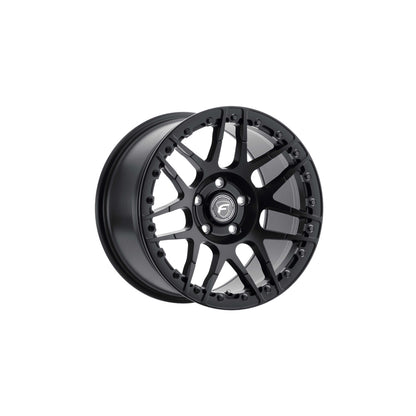 Forgestar F282B0071640 15x10 F14 Beadlock Standard 5x115 ET22 BS6.4 Satin Black Drag Racing Wheel