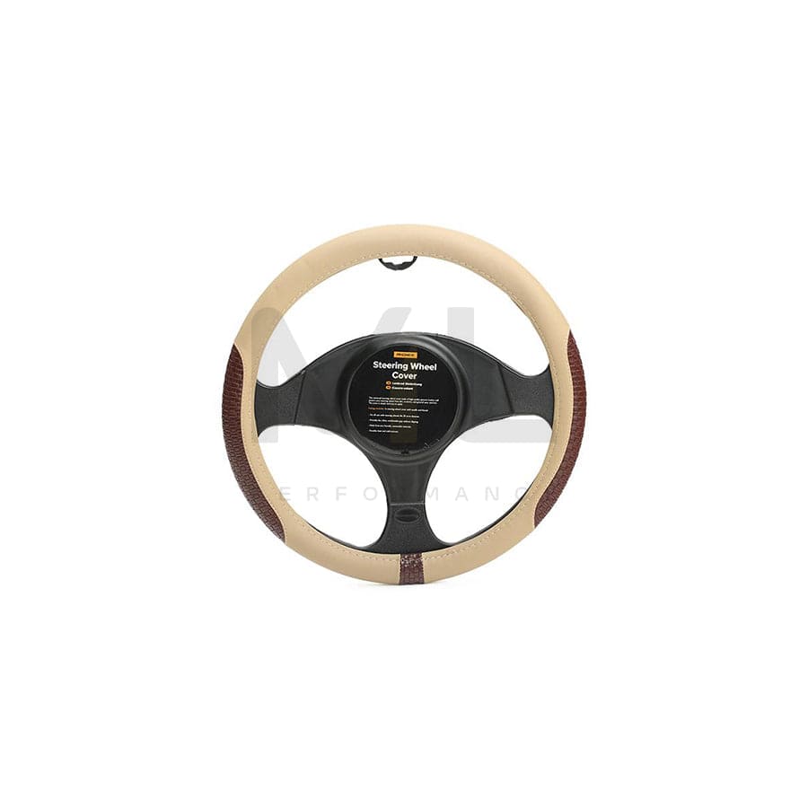 RIDEX 4791A0011 Steering wheel cover Beige, Ø: 37-39cm, PVC | ML Performance Car Parts