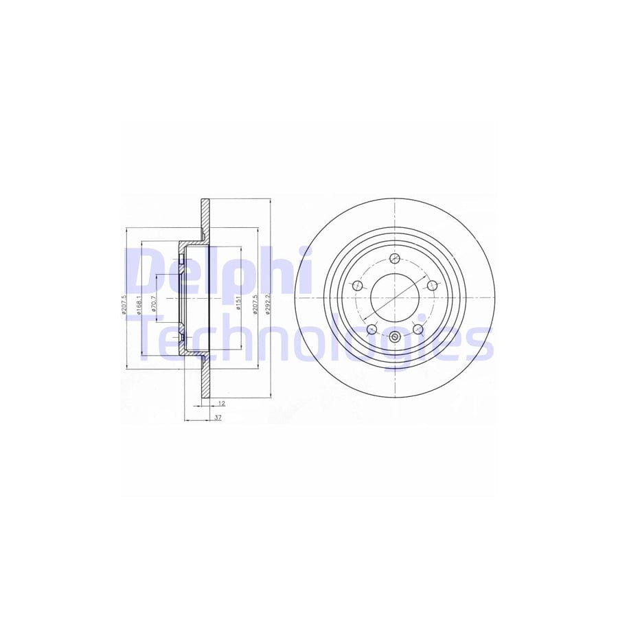 Delphi Bg4279 Brake Disc