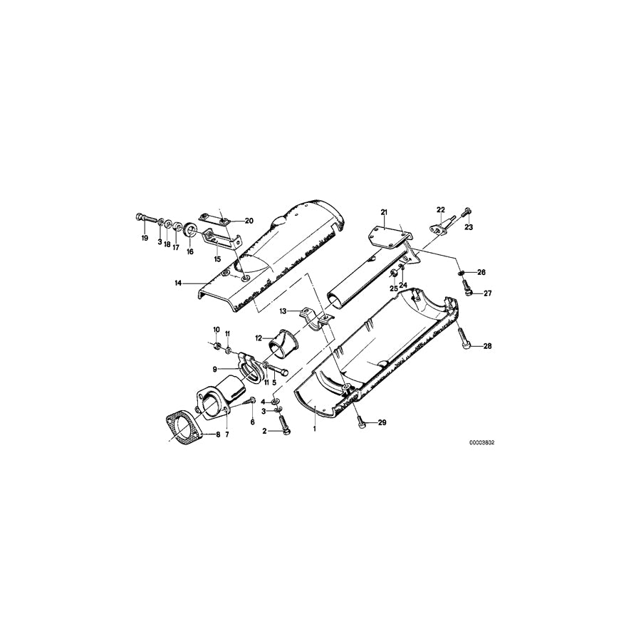 Genuine BMW 32311115062 E30 E21 Clamp (Inc. 316i) | ML Performance UK Car Parts