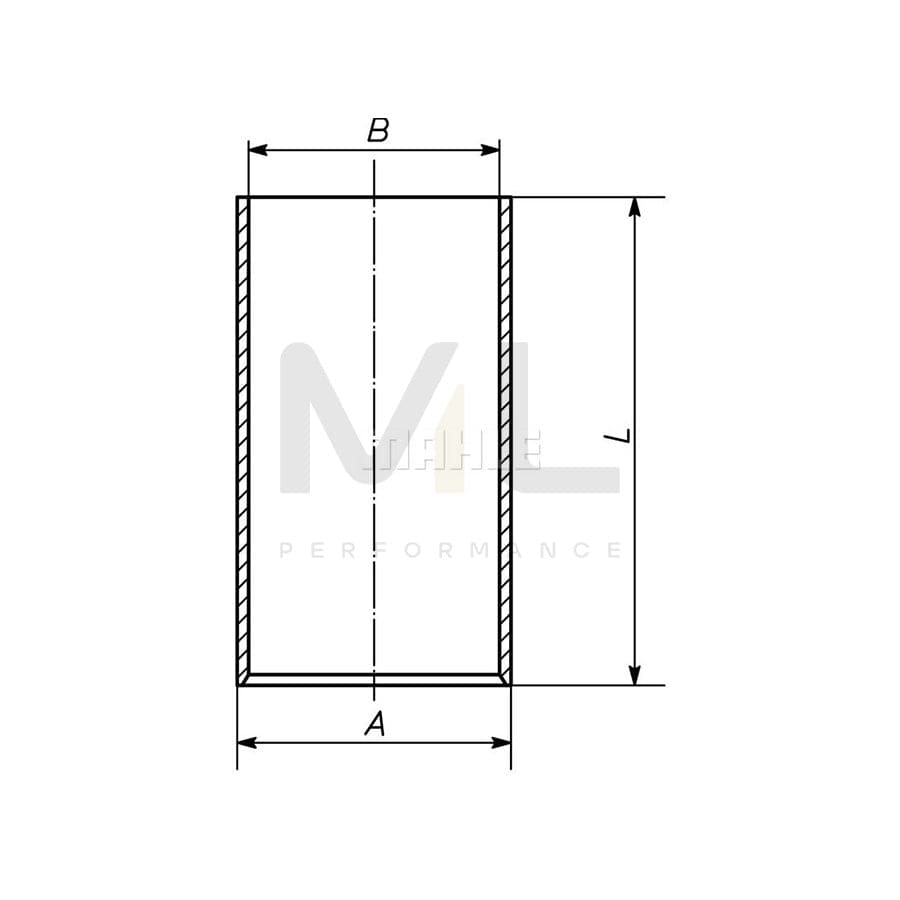 MAHLE ORIGINAL 004 WV 10 00 Cylinder Sleeve 97,5mm | ML Performance Car Parts