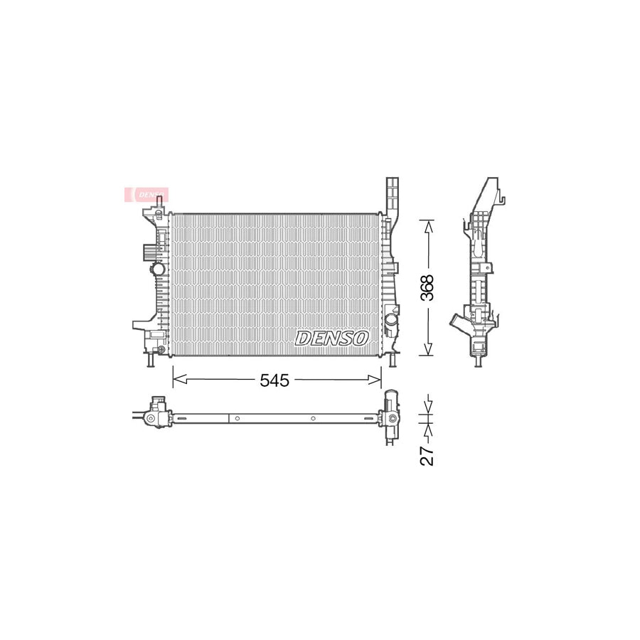 Denso DRM10028 Drm10028 Engine Radiator | ML Performance UK