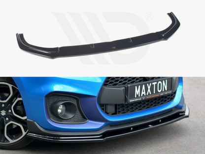 Maxton Design SZ-SW-6-SPORT-FD1T Front Splitter V.1 Suzuki Swift 6 Sport | ML Performance UK Car Parts