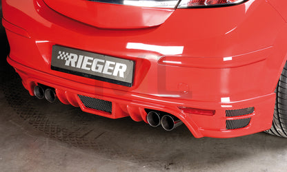 Rieger 00051236 Opel Astra H GTC Rear Diffuser 4 | ML Performance UK Car Parts