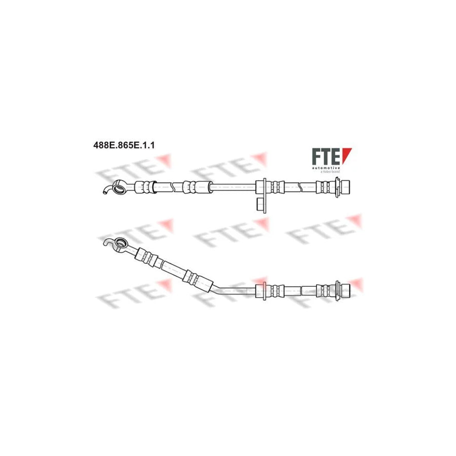 Fte 488E.865E.1.1 Brake Hose For Toyota Yaris Ii Hatchback (Xp9) | ML Performance UK Car Parts