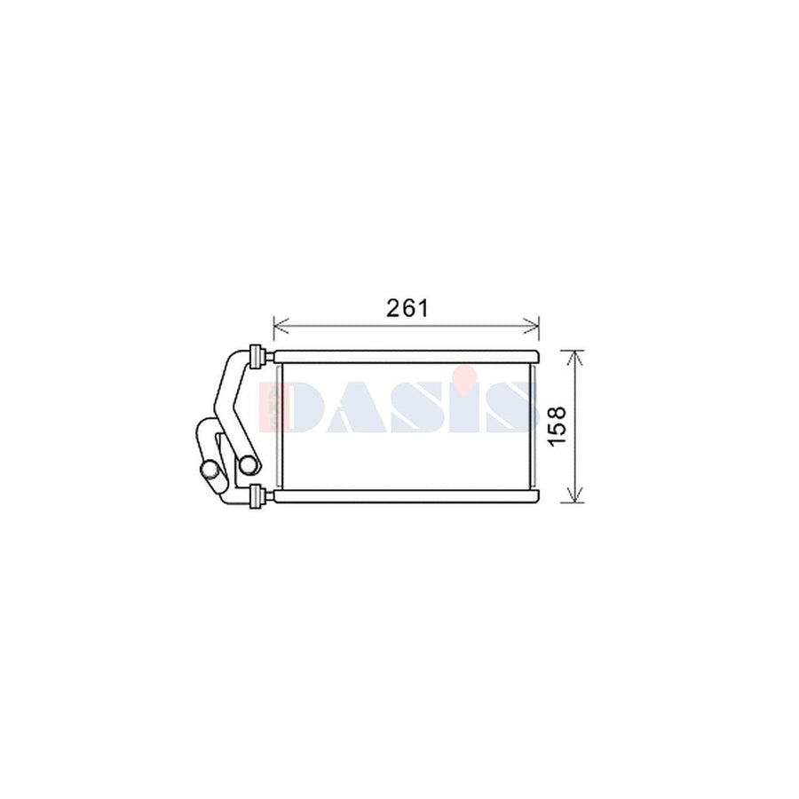 AKS Dasis 109004N Heater Matrix | ML Performance UK