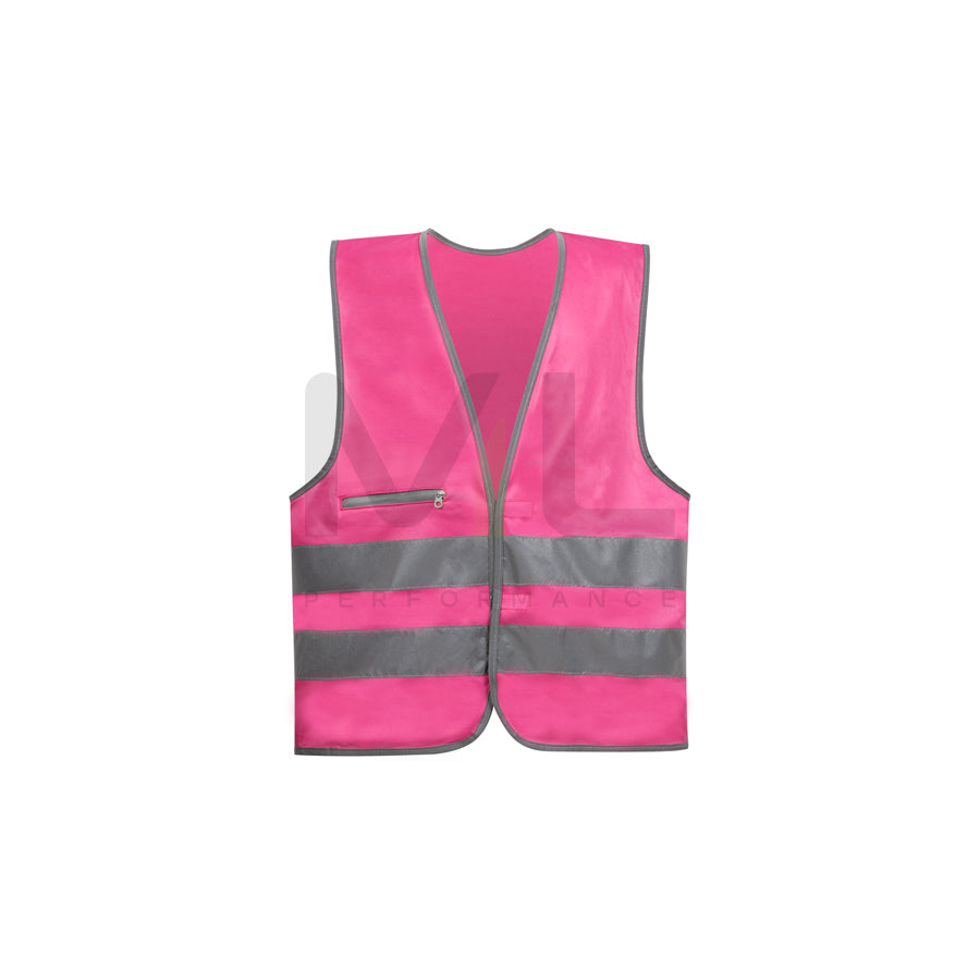 WALSER 44569 Hi-vis vest Light pink, for kids, pockets | ML Performance Car Parts