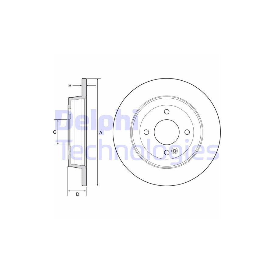 Delphi Bg4564 Brake Disc