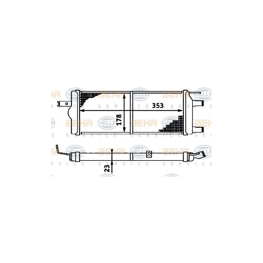 Hella 8MK 376 715-051 Engine Radiator