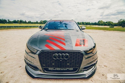 Maxton Design Audi S6 / A6 S-Line C7 Hybrid Front Splitter