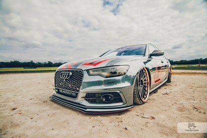 Maxton Design Audi S6 / A6 S-Line C7 Hybrid Front Splitter