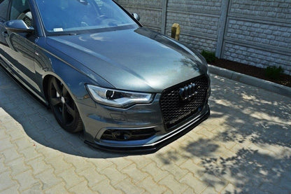 Maxton Design Audi S6 / A6 S-Line C7 Front Splitter V.1