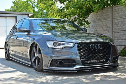 Maxton Design Audi S6 / A6 S-Line C7 Front Splitter V.1