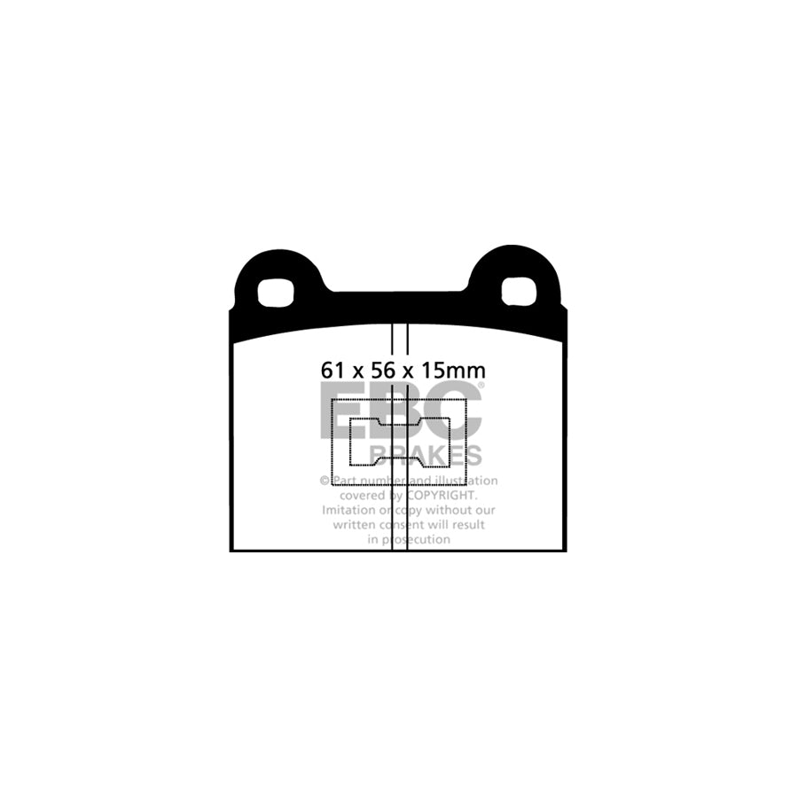 EBC DP174 Audi VW Ultimax Front Brake Pads 2 | ML Performance UK Car Parts