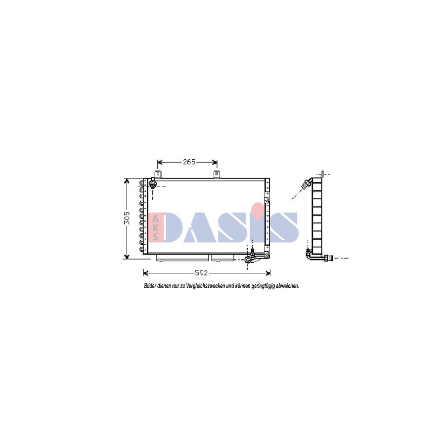 AKS Dasis 482004N Air Conditioning Condenser | ML Performance UK