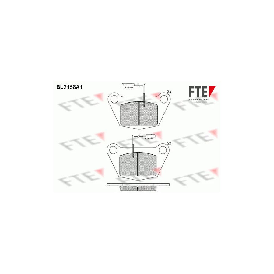 Fte BL2158A1 Brake Pad Set For Iveco Daily | ML Performance UK Car Parts