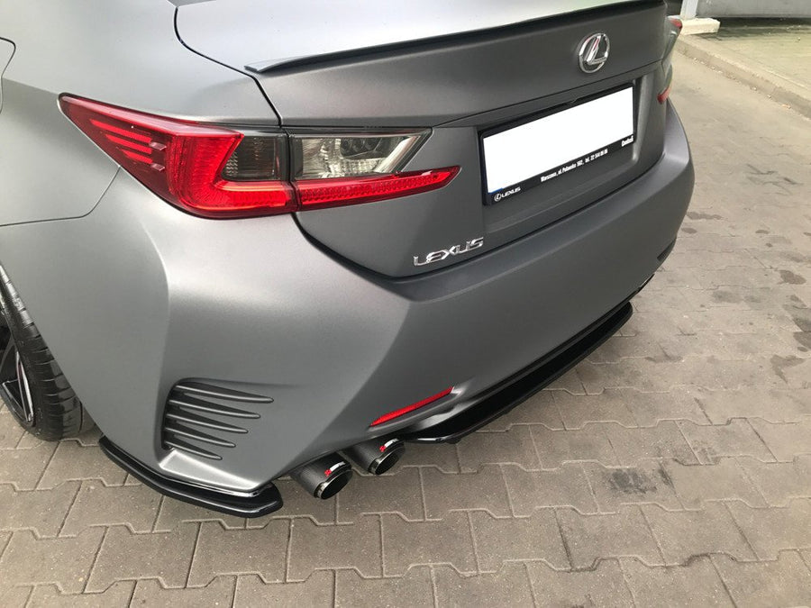 Maxton Design Lexus RC Rear Side Splitters