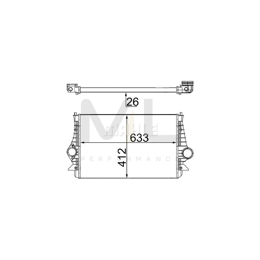 MAHLE ORIGINAL CI 197 000S Intercooler | ML Performance Car Parts