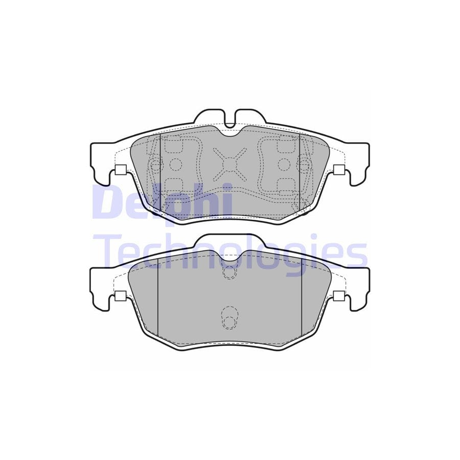 Delphi Lp2259 Brake Pad Set For Renault Latitude