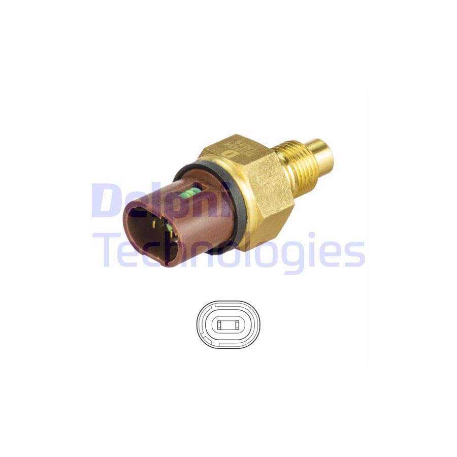 Delphi Ts10484 Sensor, Coolant Temperature For Renault Megane