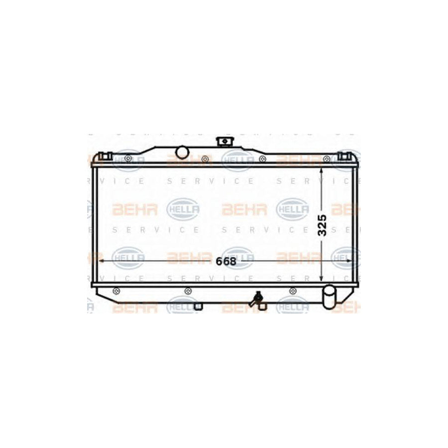 Hella 8MK 376 773-041 Engine Radiator