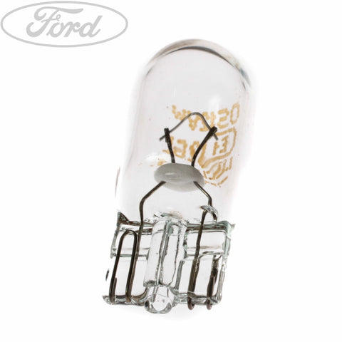 GENUINE FORD 6079730 MOTORCRAFT FRONT HEADLIGHT BULB 12V 5W CLEAR W5W | ML Performance UK