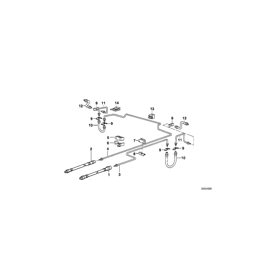 Genuine BMW 34321162455 E31 E34 E39 Clamp (Inc. 530i) | ML Performance UK Car Parts