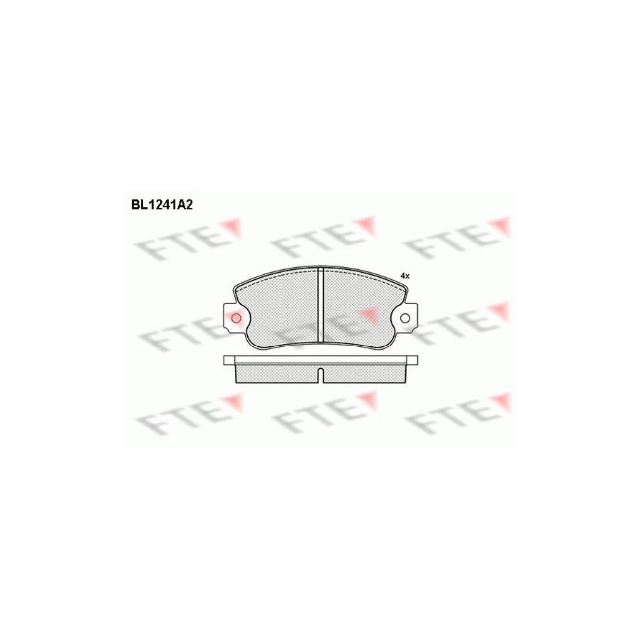 Fte BL1241A2 Brake Pad Set For Alfa Romeo 33 | ML Performance UK Car Parts