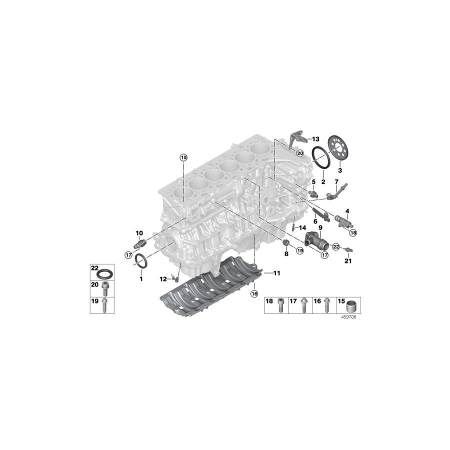 Genuine BMW 11118629123 F22 F31 Connector (Inc. 640i, M140i & M240iX) | ML Performance UK Car Parts