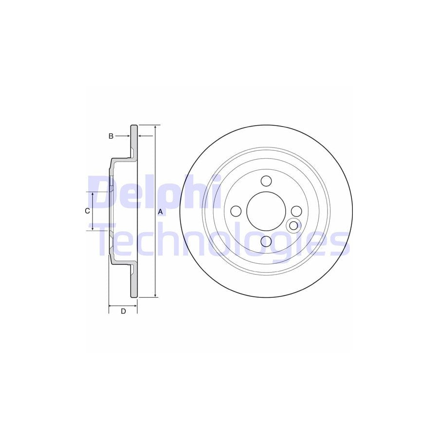 Delphi Bg4560C Brake Disc