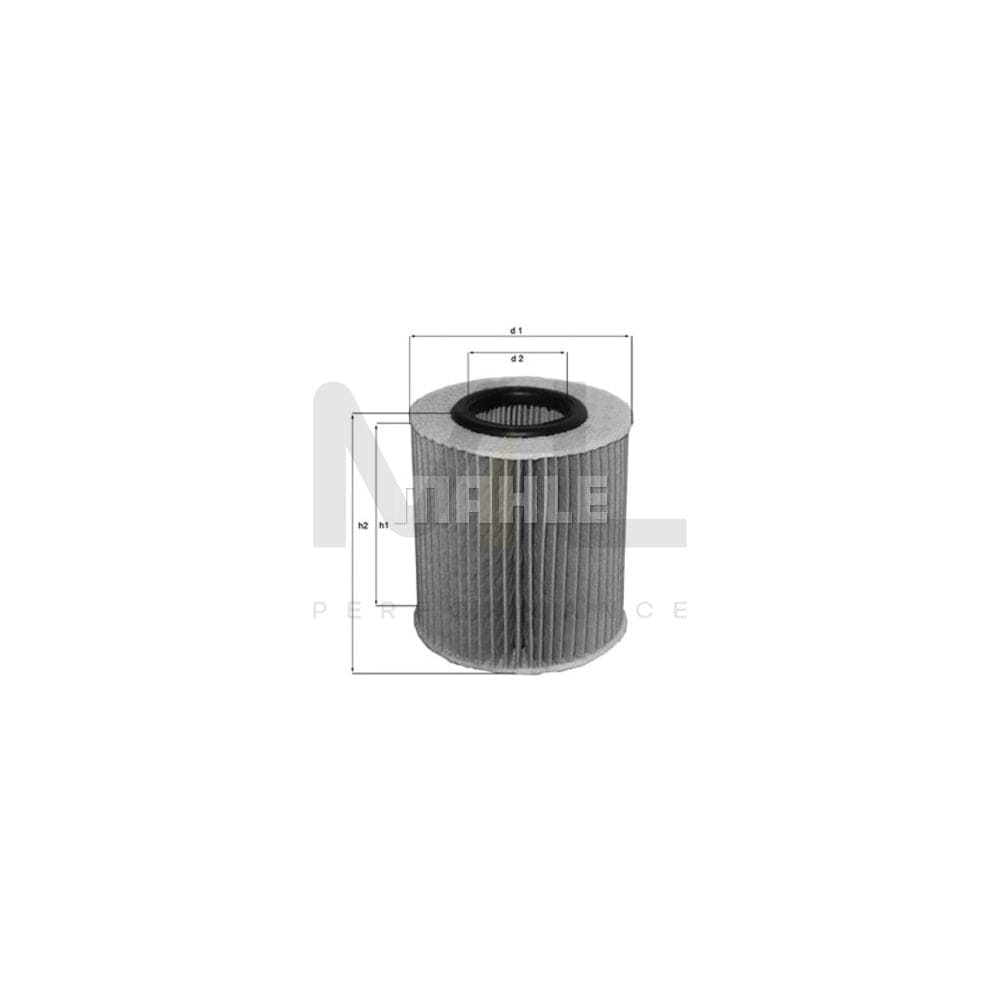 MAHLE ORIGINAL OX 260D Oil Filter Filter Insert | ML Performance Car Parts