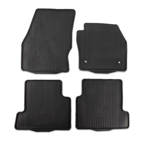 GENUINE FORD 1806312 KUGA SET OF FRONT AND REAR RUBBER FLOOR MATS, BLACK WITH KUGA LOGO, 2012-2016 | ML Performance UK