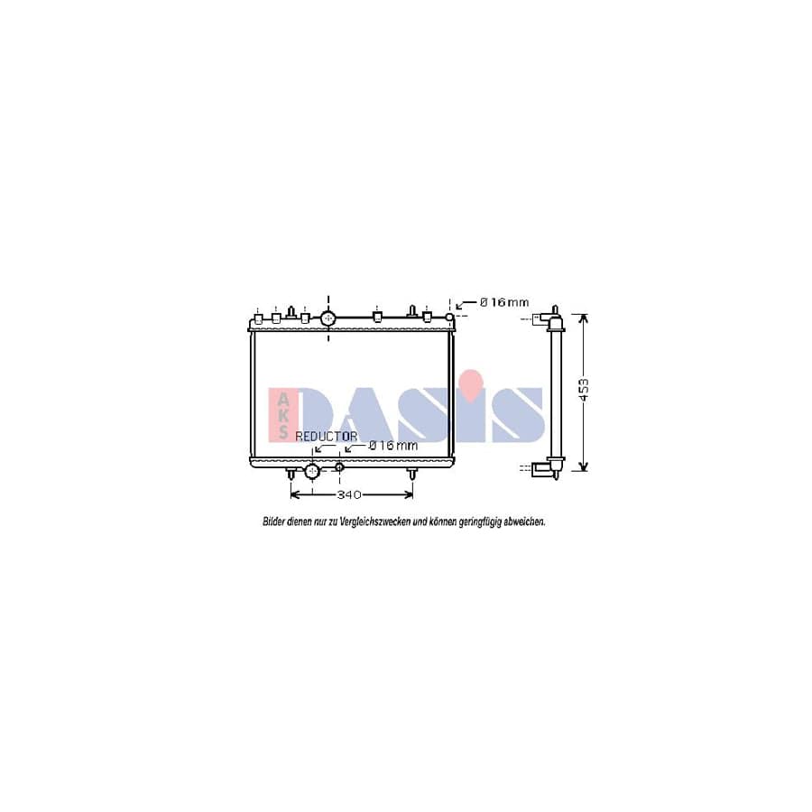 AKS Dasis 482007N Engine Radiator For Audi A8 D2 (4D2, 4D8) | ML Performance UK