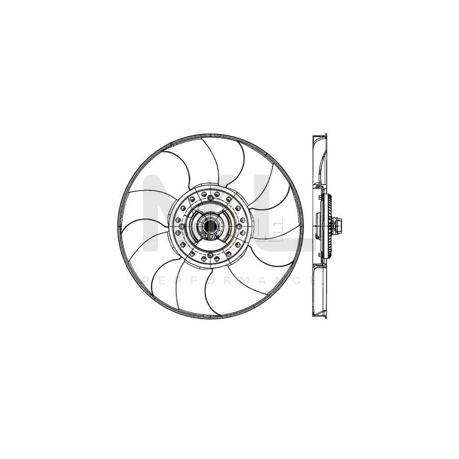 MAHLE ORIGINAL CFF 489 000P Fan, radiator for FORD TRANSIT ???: 400mm | ML Performance Car Parts