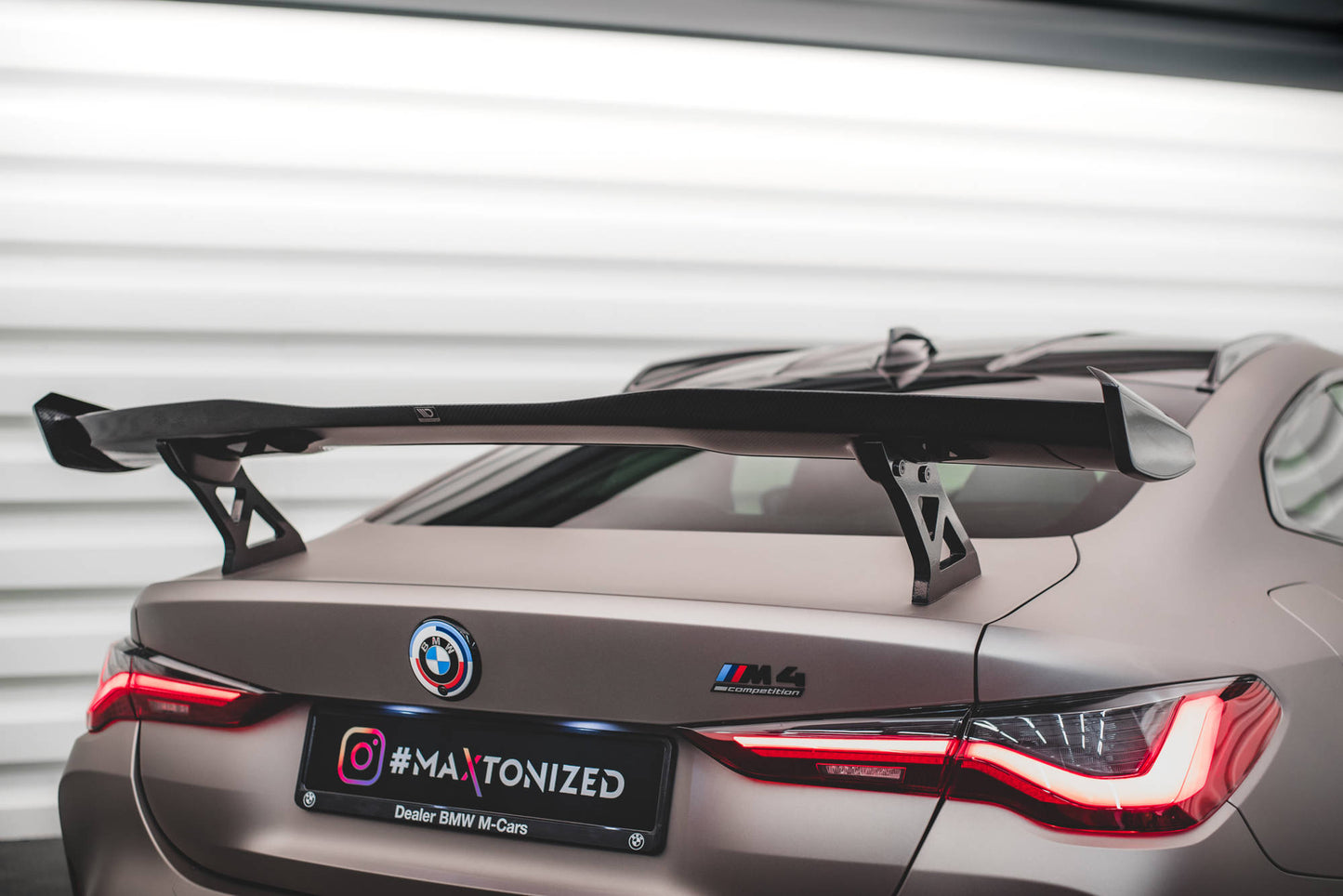 MAXTON DESIGN CF-BM-4-G82-M-H2-245-P CARBON FIBER SPOILER WING BMW M4 G82 | ML Performance