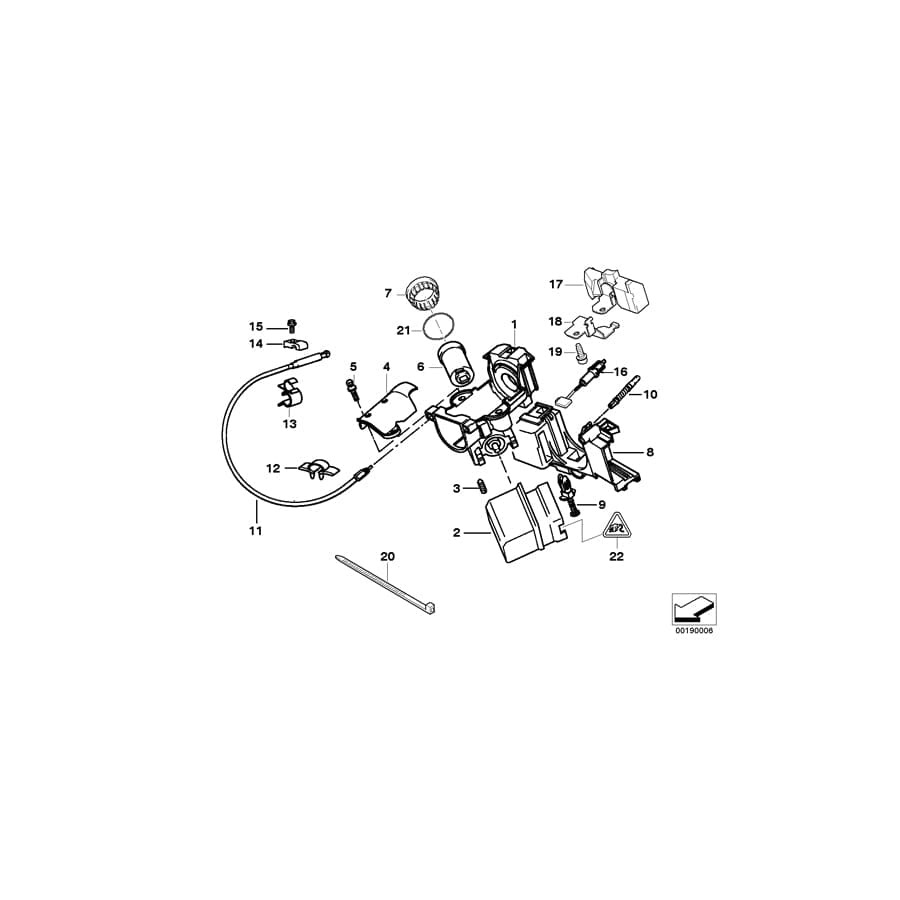 Genuine BMW 61136782253 E38 E53 E85 Torx Screw M6X20 (Inc. 528i, 535i & 728iL) | ML Performance UK Car Parts