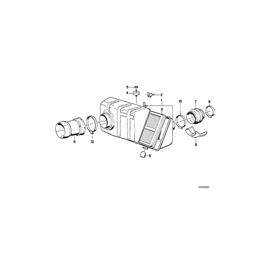 Genuine BMW 13712242318 E30 Venturi (Inc.  & 324td) | ML Performance UK Car Parts