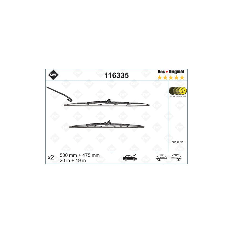 Swf Original 116335 Wiper Blade | ML Performance UK Car Parts