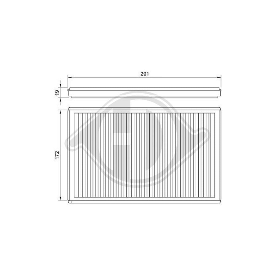 DIEDERICHS DCI0017 Pollen Filter For Renault Megane | ML Performance UK Car Parts