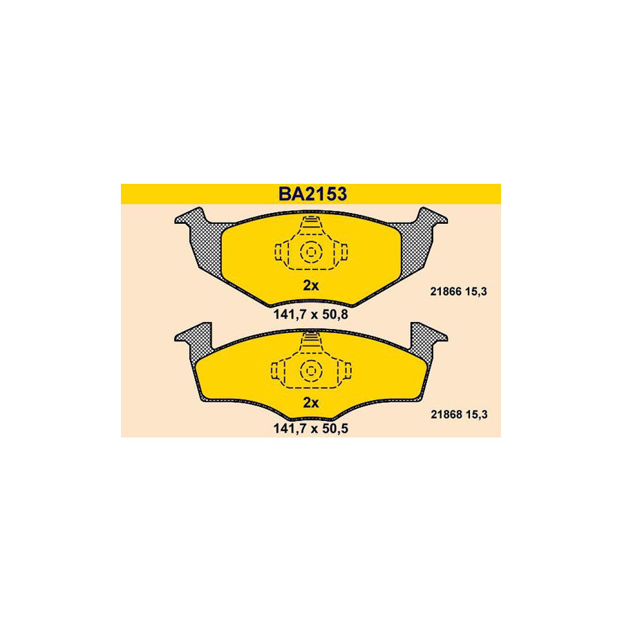 Barum BA2153 Brake Pad Set