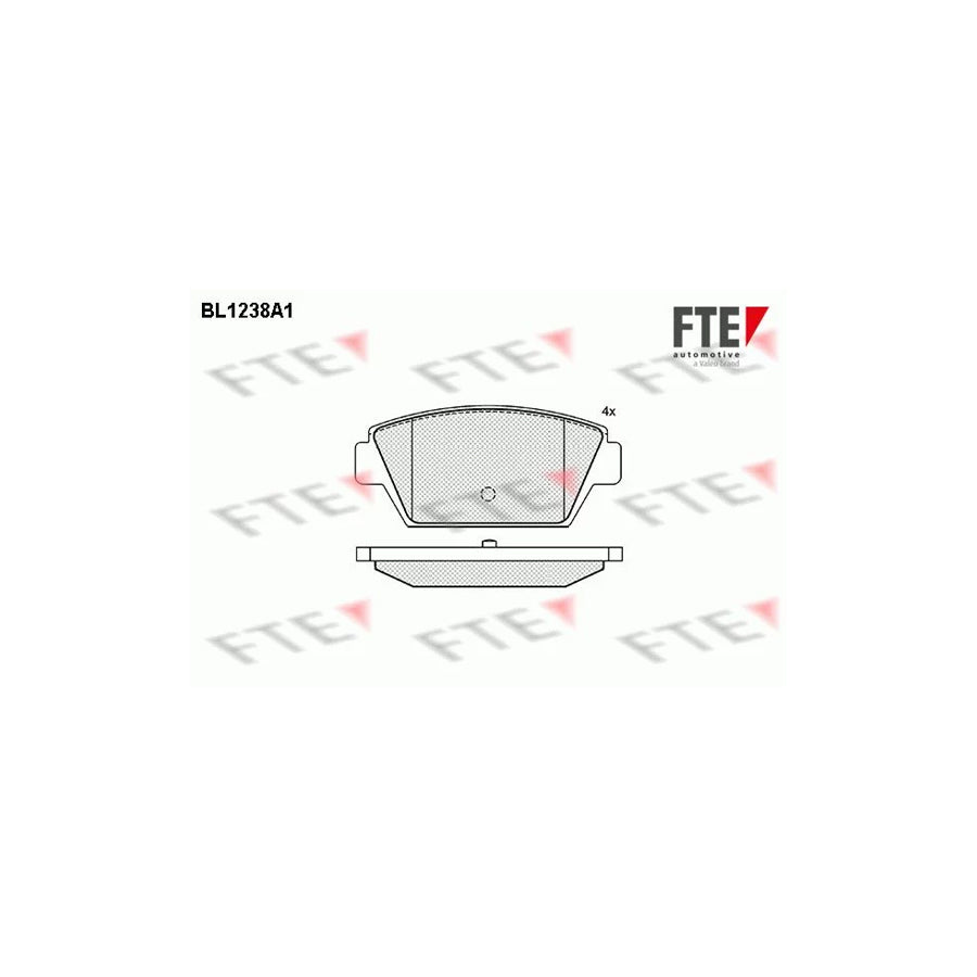 Fte BL1238A1 Brake Pad Set | ML Performance UK Car Parts