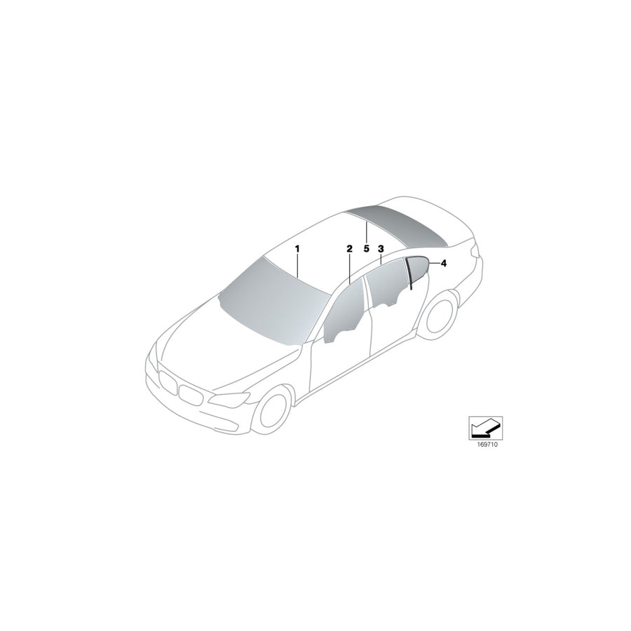 Genuine BMW 51489113232 F01 F02 Sound Insulation Windshield - Windscreen (Inc. 750iX, 750Li & 740Li) | ML Performance UK