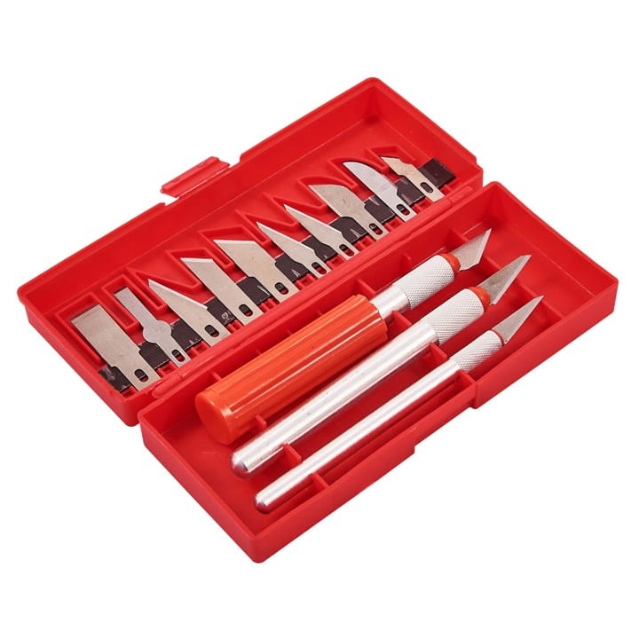 Amtech 13pcs. Hobby Knife Kit | ML Performance DIY & Power Tools