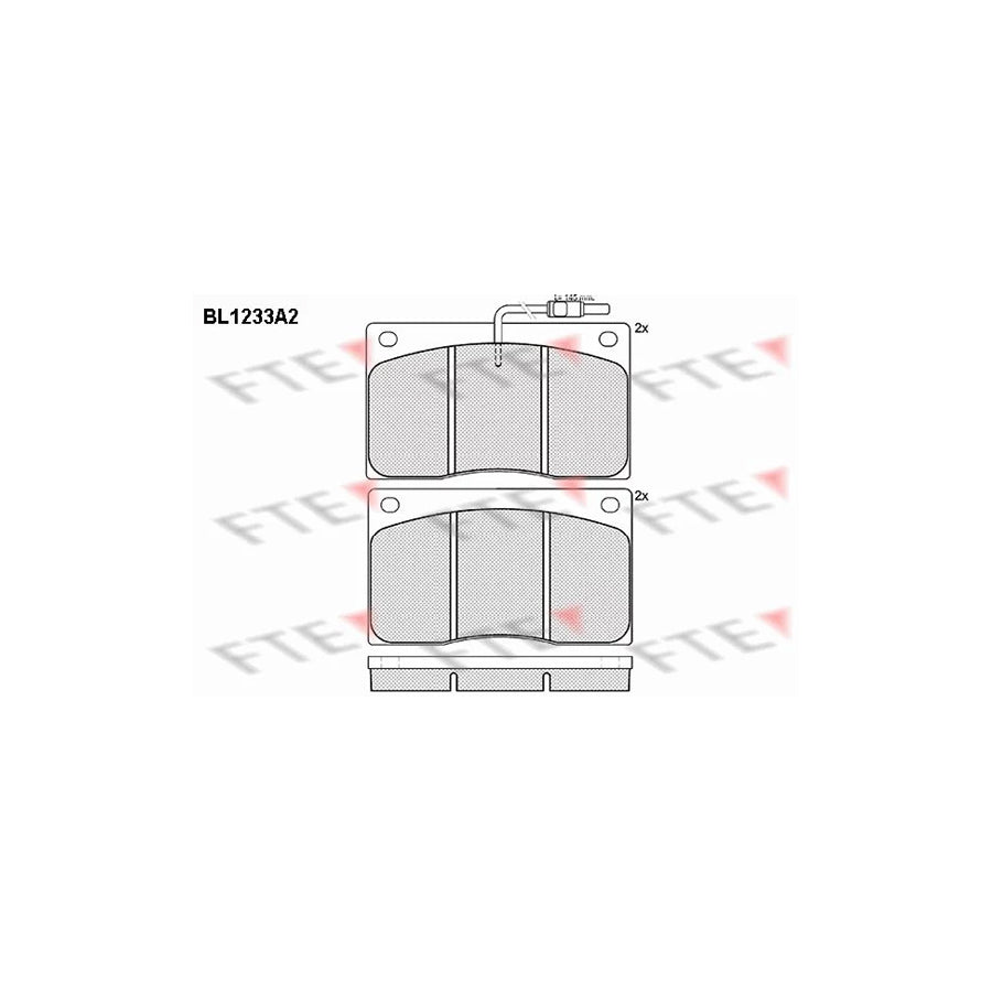 Fte BL1233A2 Brake Pad Set | ML Performance UK Car Parts