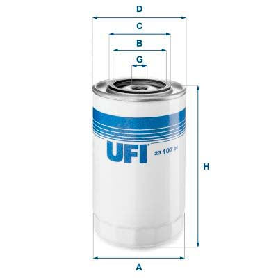 UFI 23.107.01 Oil Filter