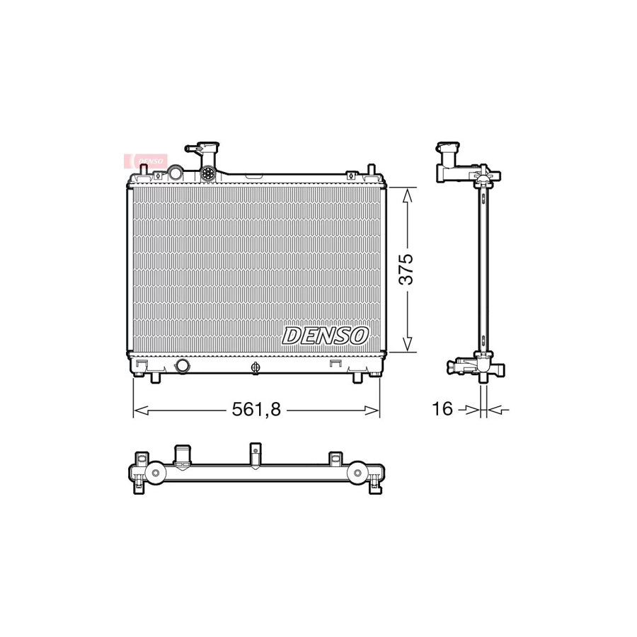 Denso DRM47044 Drm47044 Engine Radiator For Suzuki Swift V (Az) | ML Performance UK