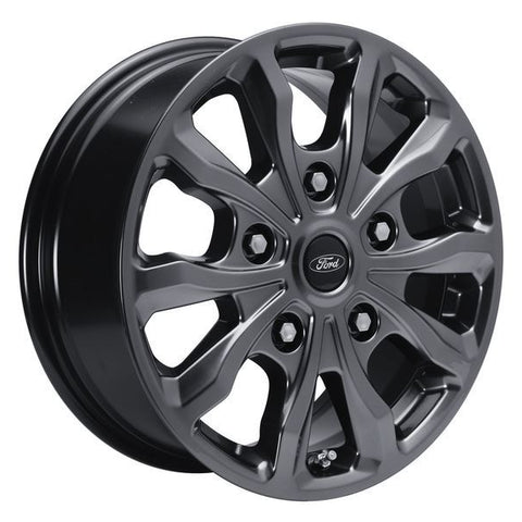 GENUINE FORD 2221799 x4 SET OF 4 TOURNEO CUSTOM - TRANSIT CUSTOM ALLOY WHEEL 17" 10-SPOKE DESIGN, TARNISHED DARK 2018 - 2021 | ML Performance UK